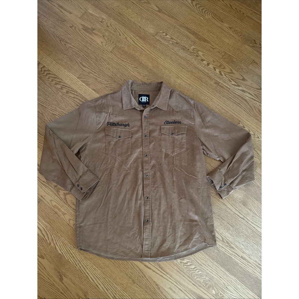 Darius Rucker Pittsburgh Steelers Cordero's Button Up XL